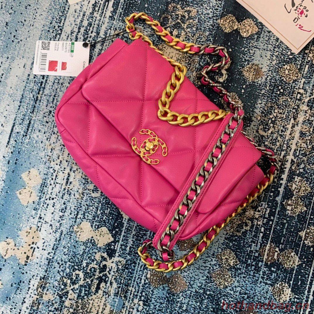 CHANEL 19 Flap Bag AS1160 AS1161 AS1162 Rose