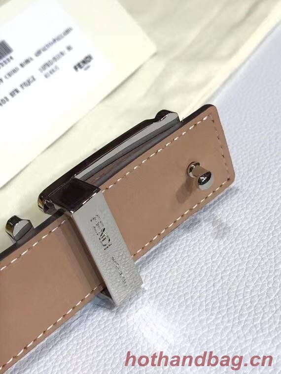 Fendi Leather Belt F2373 30mm