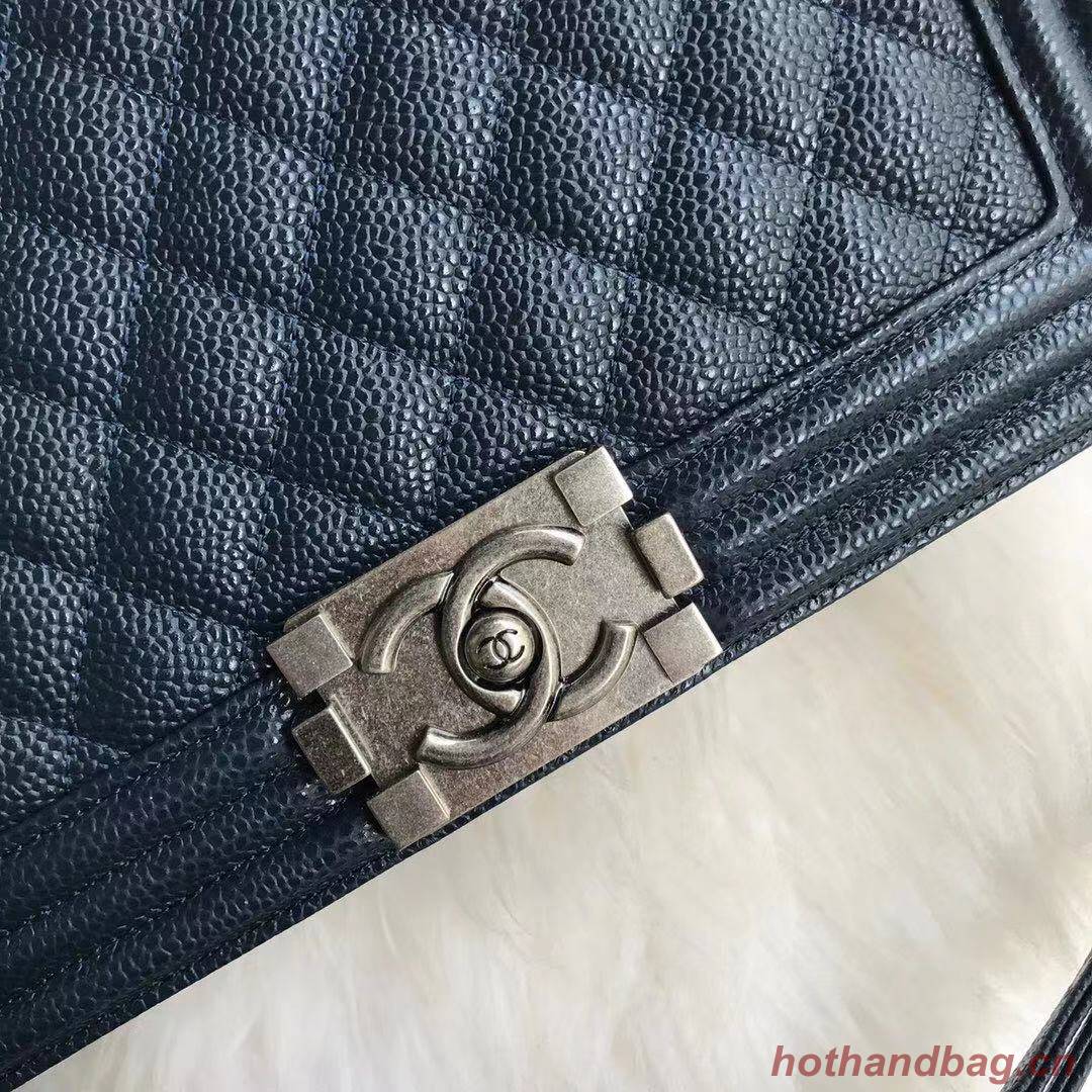 Chanel Boy Flap Shoulder Bag Original Calfskin Leather A67086 RoyalBlue