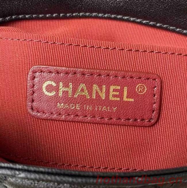 Chanel Flap Shoulder Bag Original leather AS2733 black