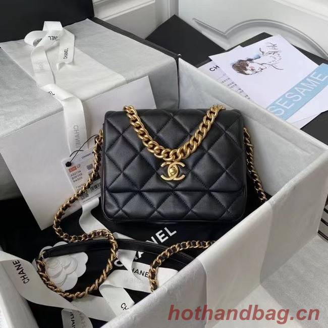 Chanel Flap Shoulder Bag Original leather AS2734 black