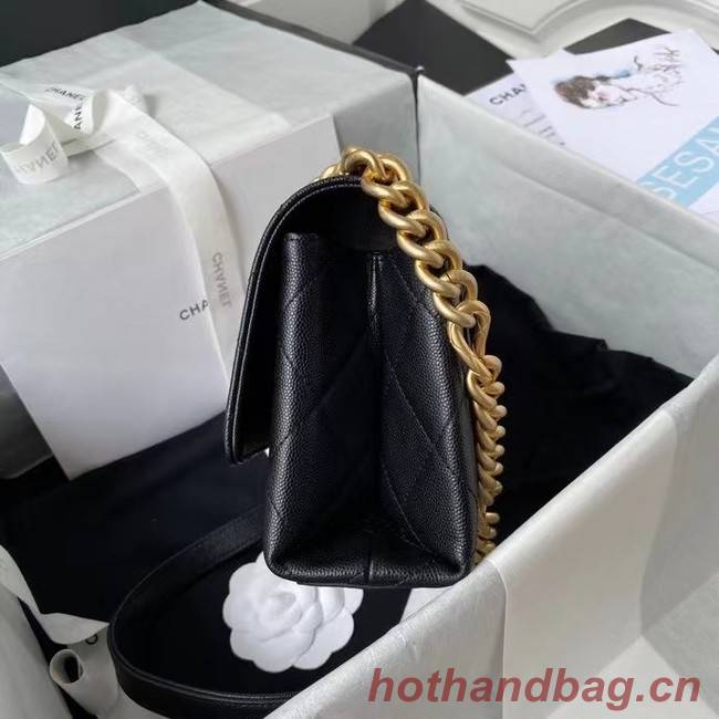 Chanel Flap Shoulder Bag Original leather AS2711 black
