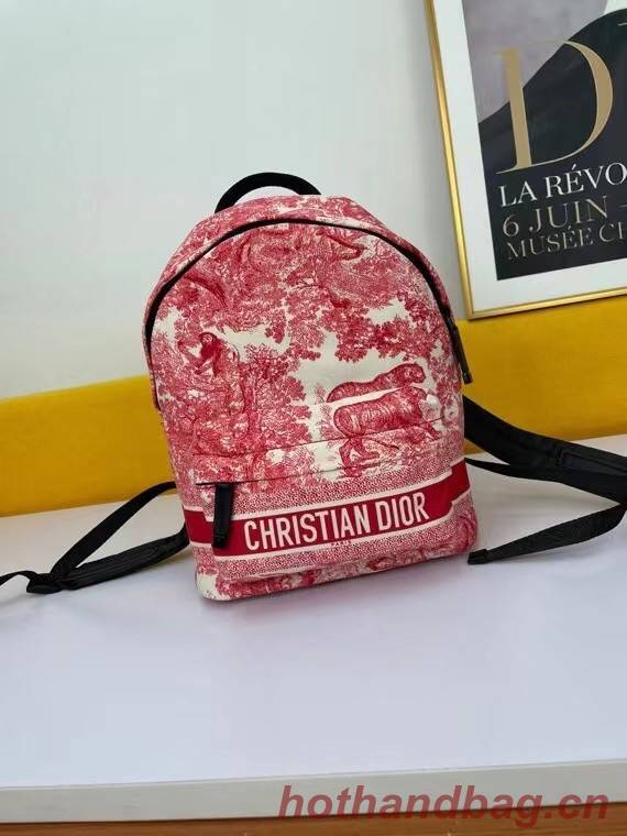 DIOR SMALL DIORTRAVEL BACKPACK M6108 red