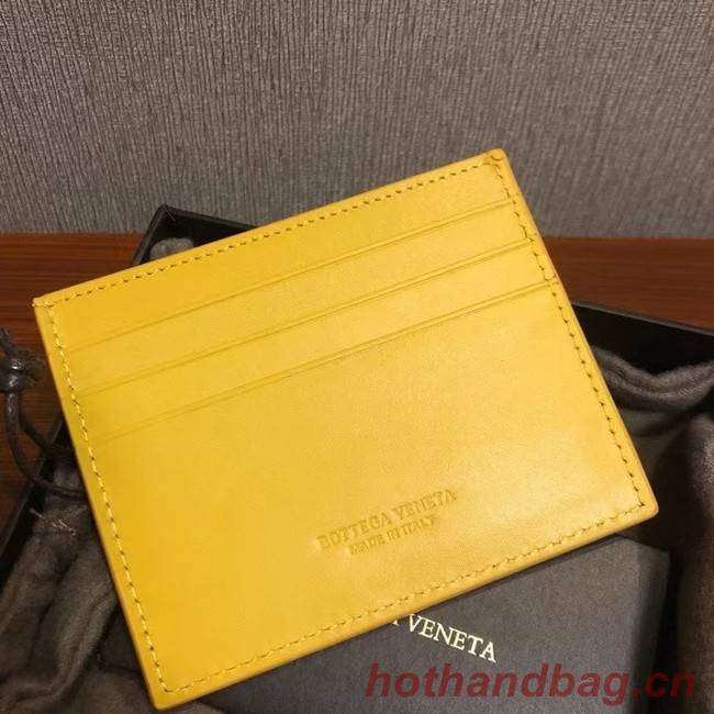 Bottega Veneta Card Holder 133993 yellow