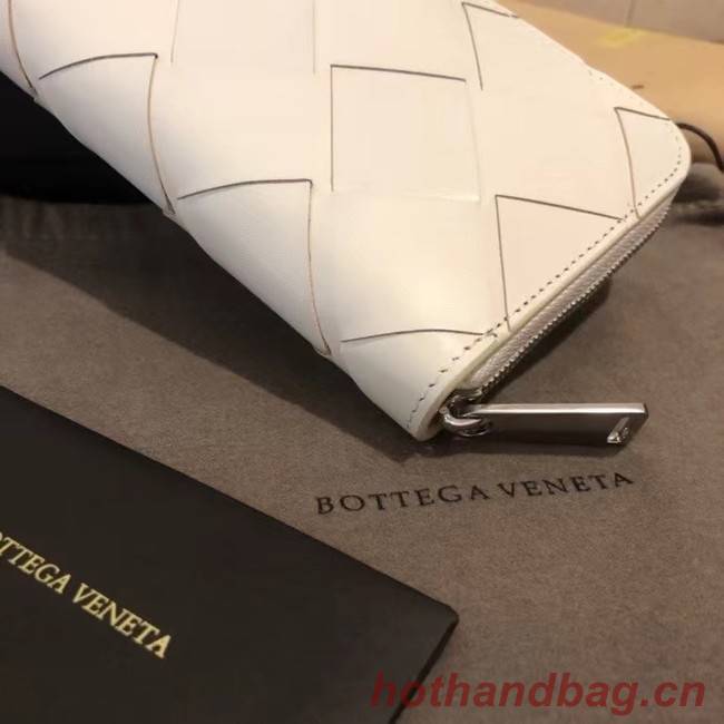 Bottega Veneta ZIP-AROUND WALLET 114076 white