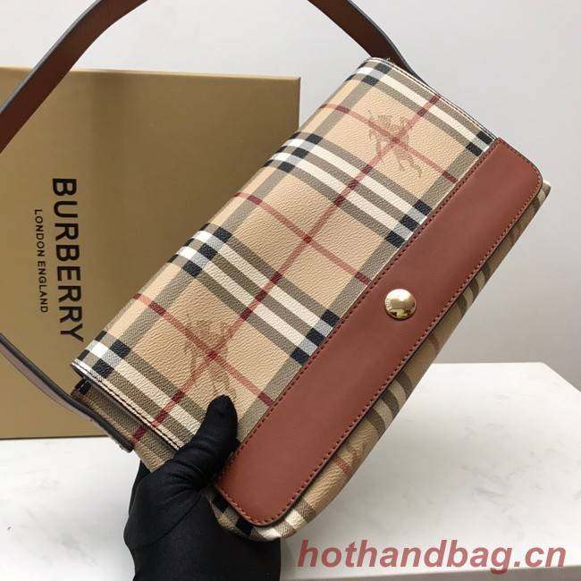 BurBerry Leather Shoulder Bag 80118 brown