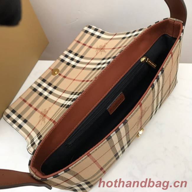 BurBerry Leather Shoulder Bag 80118 brown