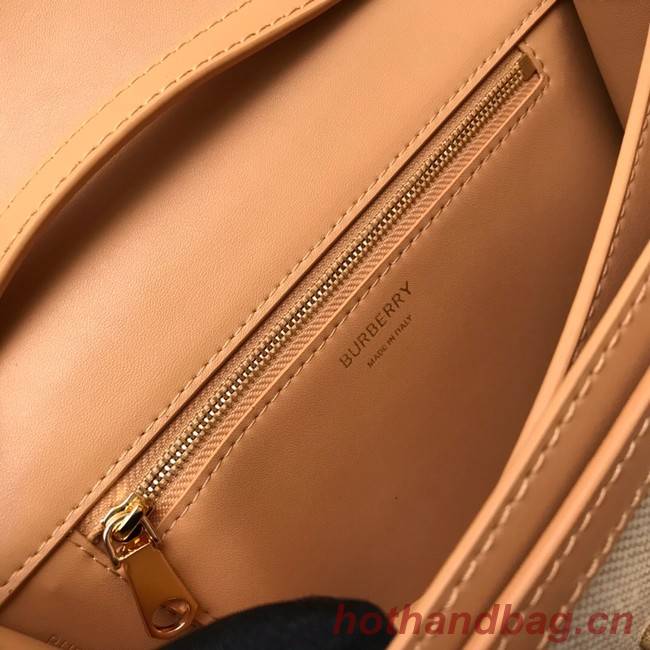 BurBerry Leather Shoulder Bag 80146 apricot