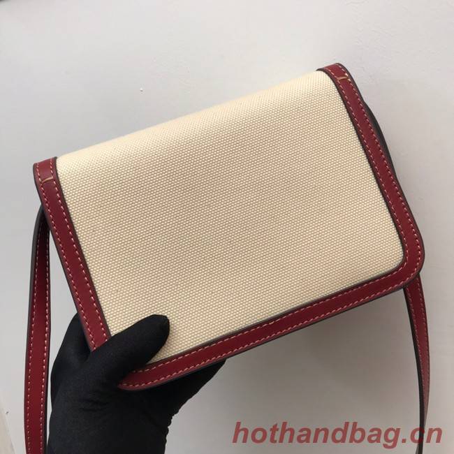 BurBerry Leather Shoulder Bag 80146 red
