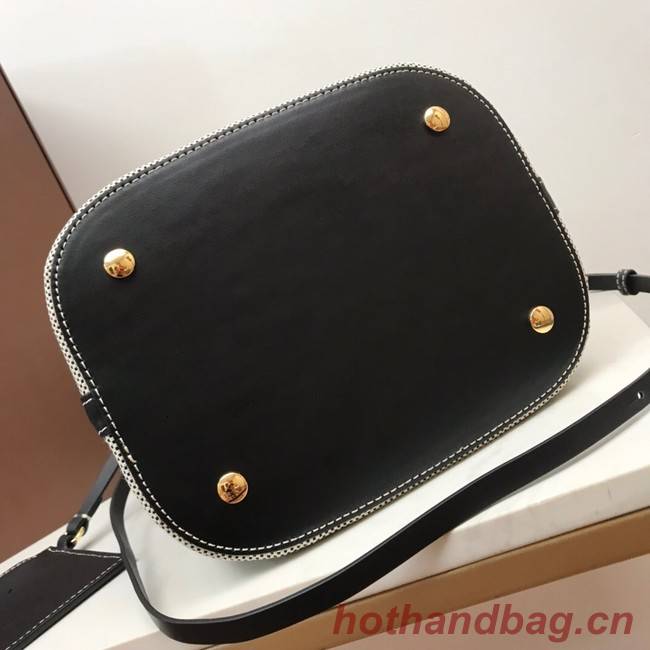 BurBerry Leather Shoulder Bag 80268 black