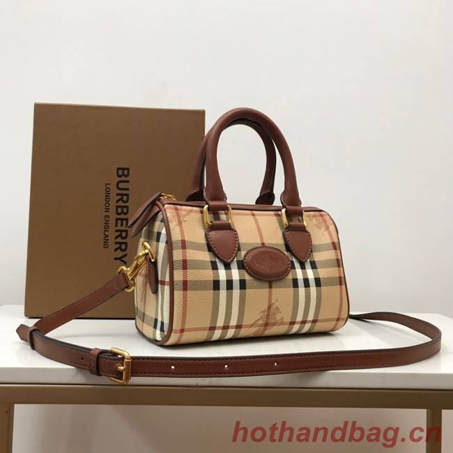 BurBerry Leather Shoulder Bag 82012 brown