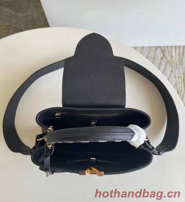 Louis Vuitton CAPUCINES PM M48865 black