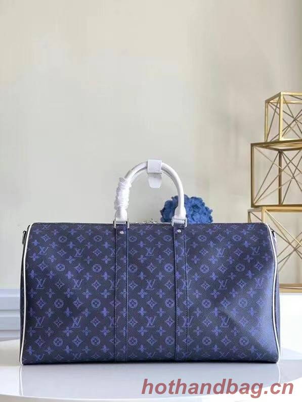 Louis Vuitton KEEPALL BANDOULIERE 55 M45874 Blue