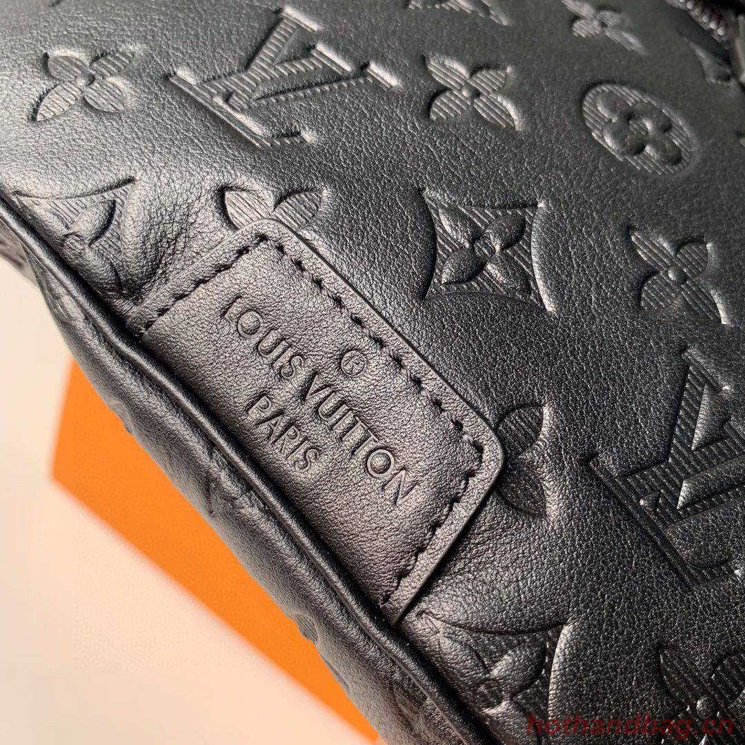 Louis Vuitton Monogram Canvas Original Leather Bumbag Beltbag M44388 Black