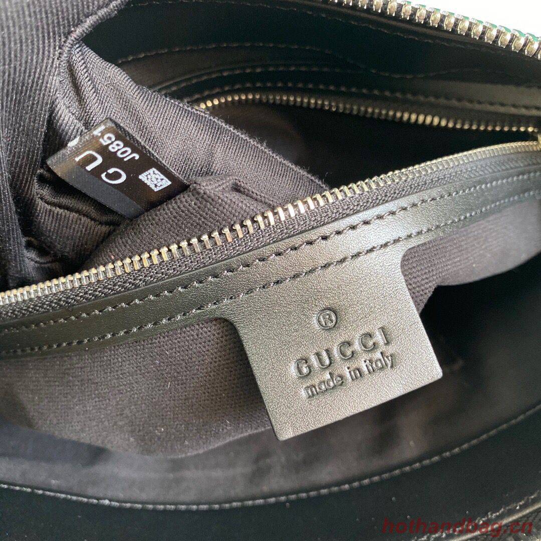 Gucci Canvas Messenger Bag 474137 black