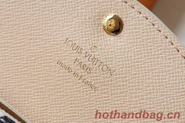 Louis Vuitton ROSALIE COIN PURSE M80755 Beige