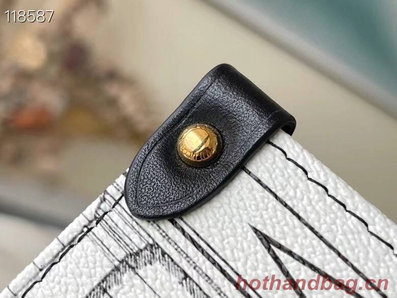 Louis Vuitton ONTHEGO MM M59264 Black and White
