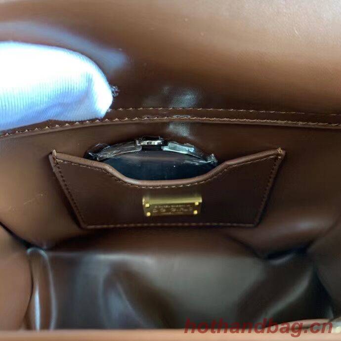 Dolce & Gabbana Origianl Leather Shoulder Bag 5158 brown