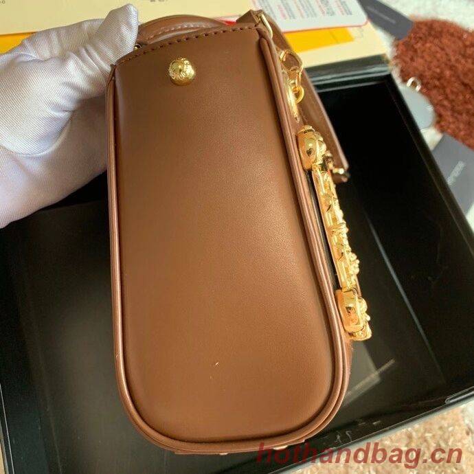 Dolce & Gabbana Origianl Leather Shoulder Bag 5158 brown