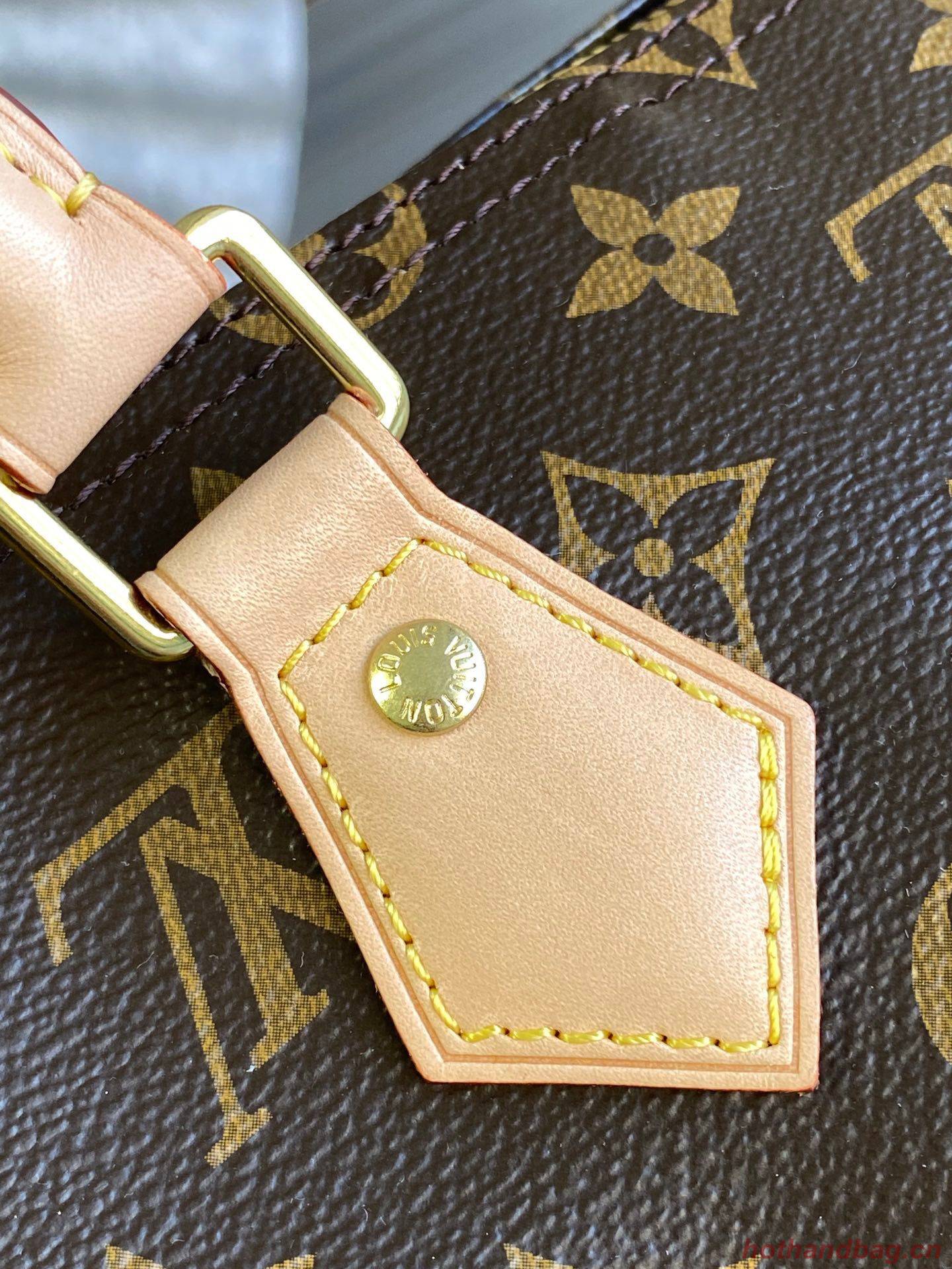 Louis Vuitton Speedy 35 Original Leather Shoulder Strap Bag M40392