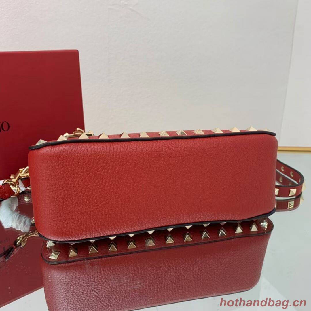 VALENTINO Origianl leather shoulder bag V4700 red