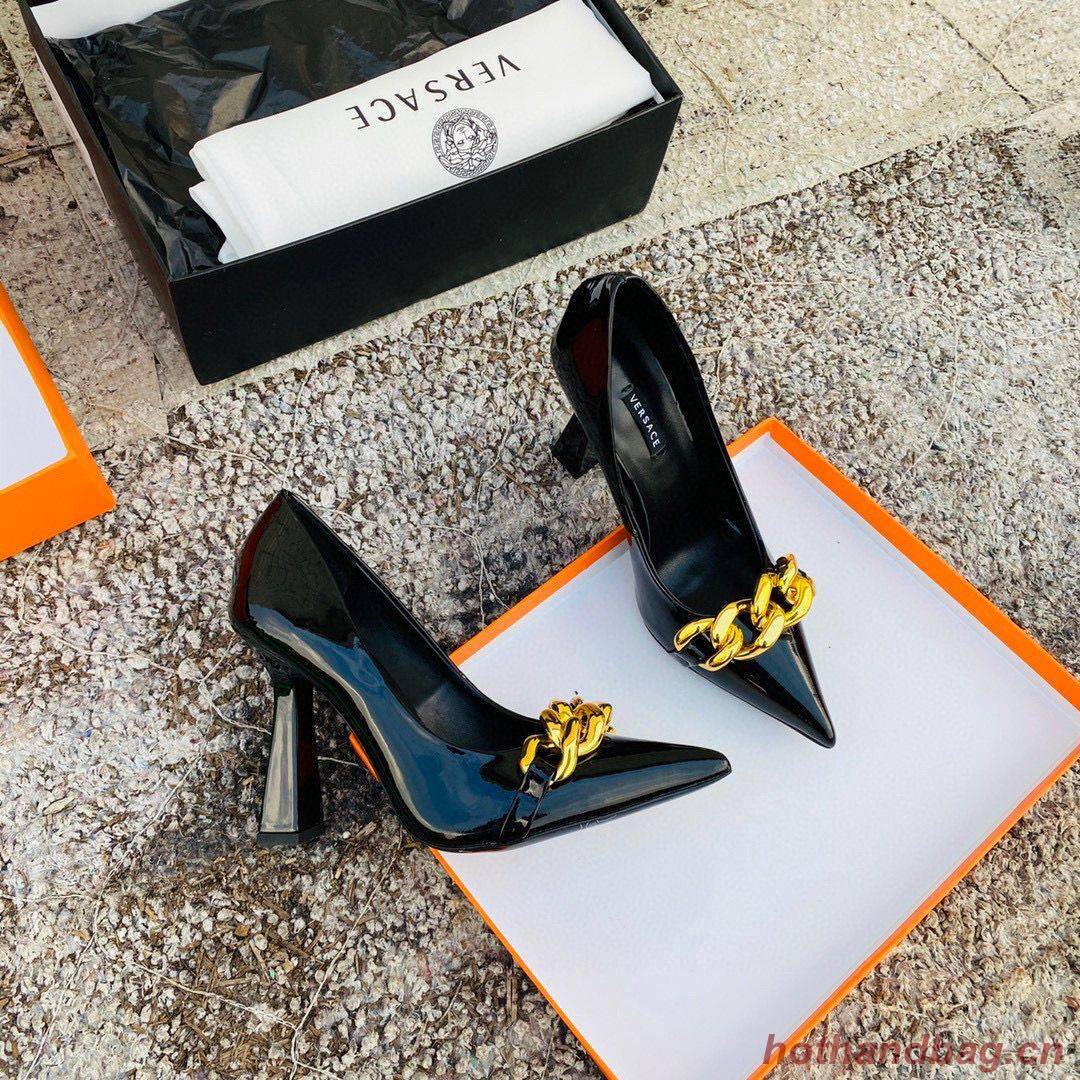 Versace Shoes 95mm Heels V72370 Black