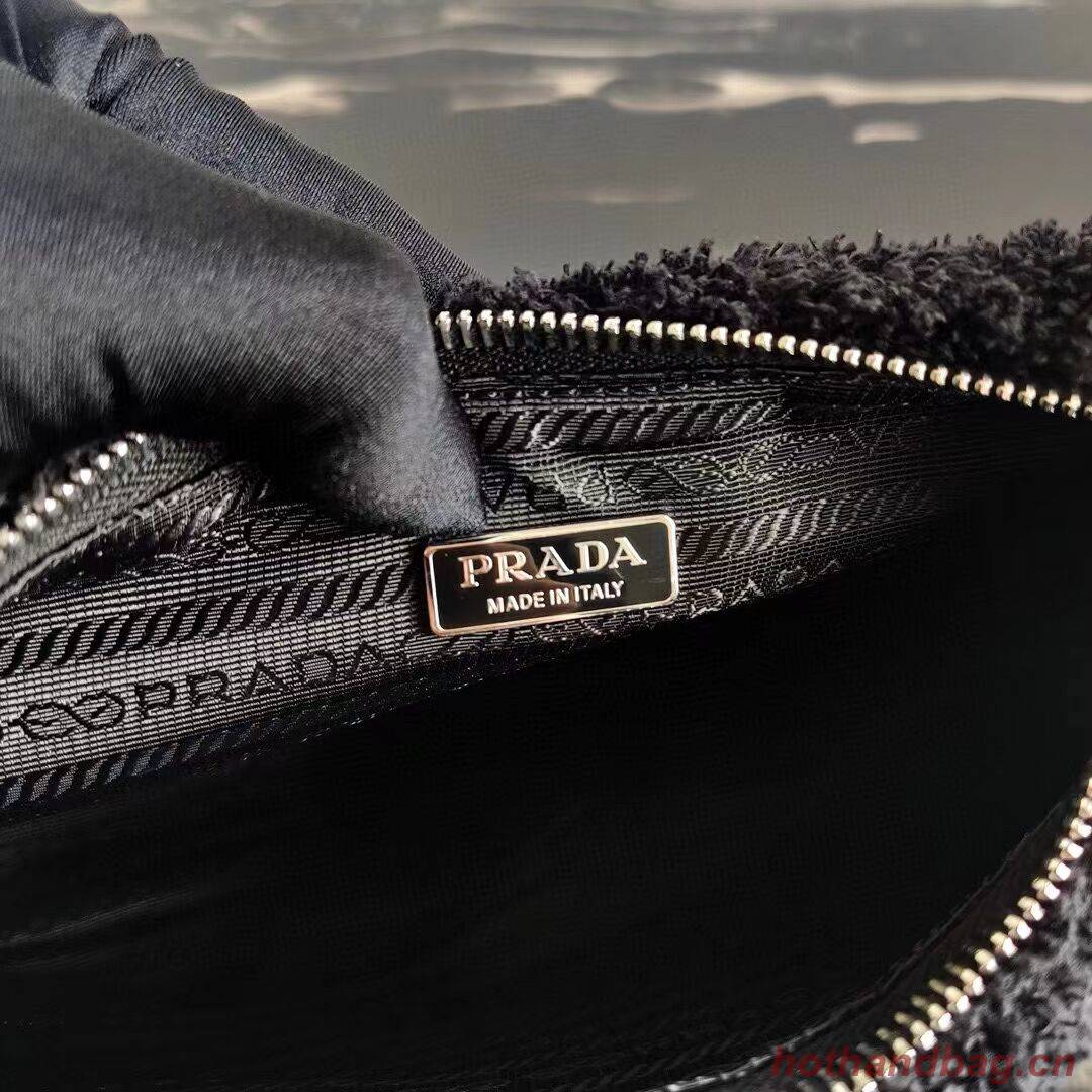 Prada Re-Edition 2000 terry mini-bag 1NE515 black