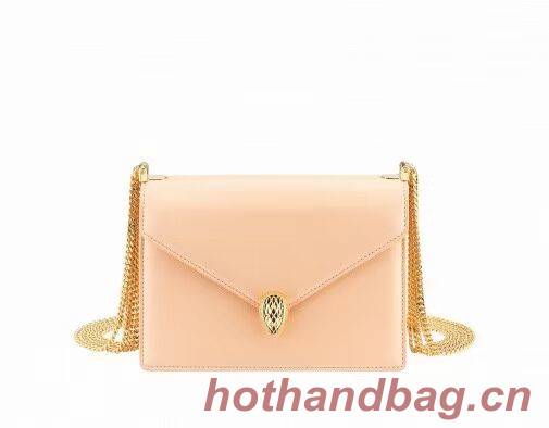 Bvlgari Serpenti Forever leather small crossbody bag B210543 pink