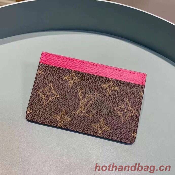 Louis Vuitto CARD HOLDER M80830 Pink