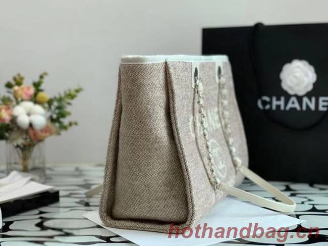Chanel Shopping bag MM A67001 Cream