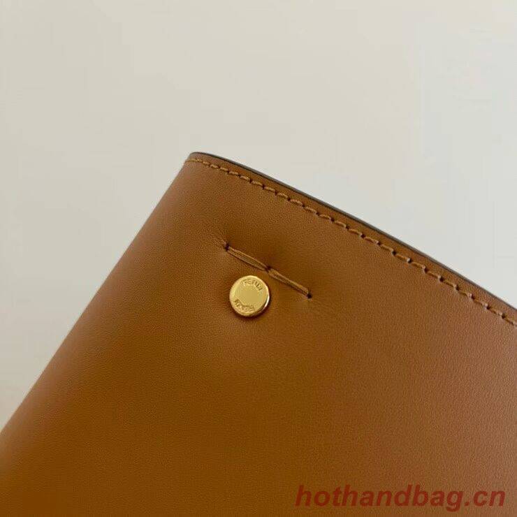 FENDI WAY MEDIUM Brown leather bag 8BH391AAI