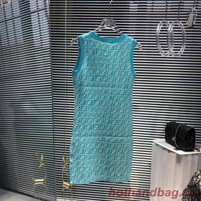 Fendi Top Quality Fashion Dress FF11532 Blue