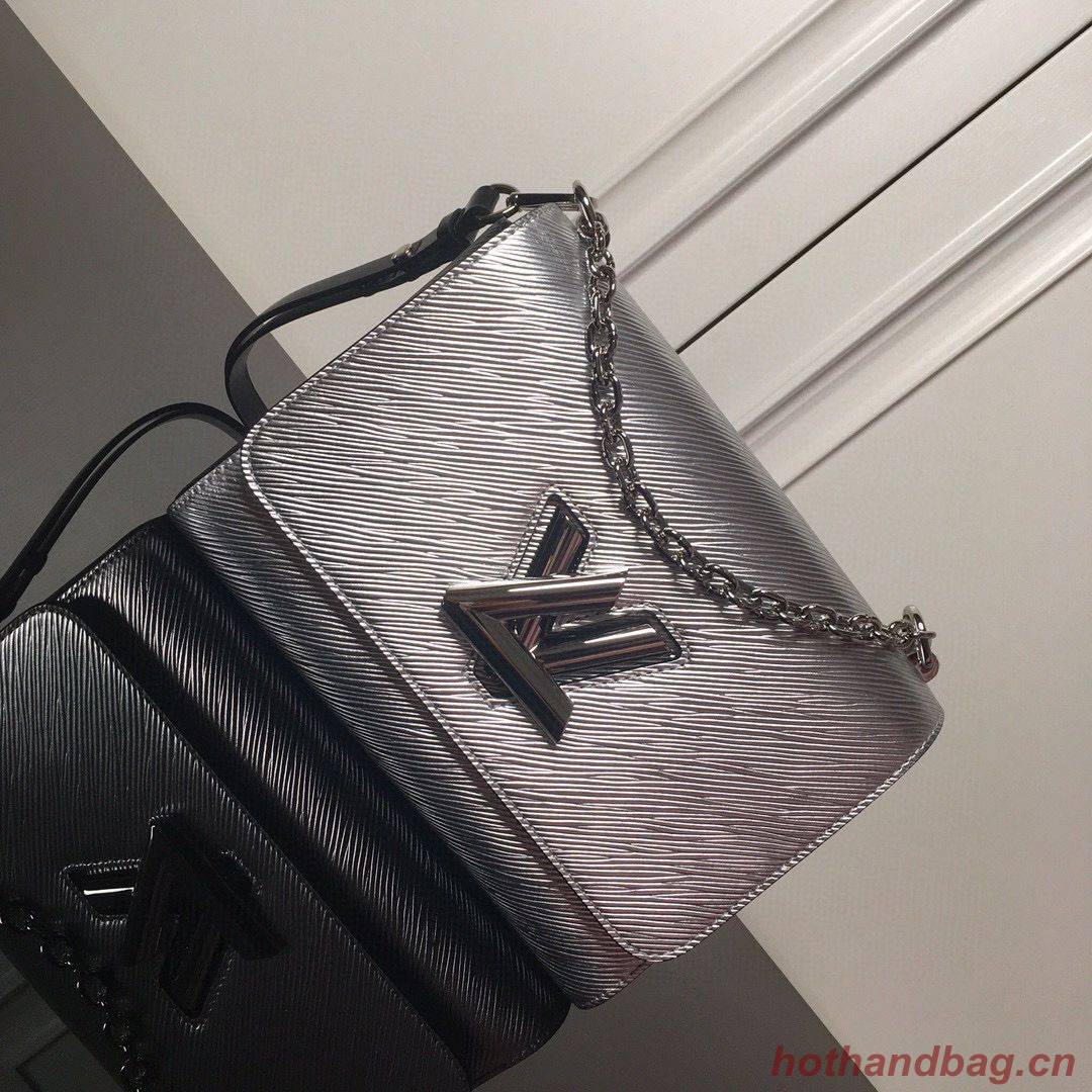 Louis Vuitton Epi Leather TWIST MM M50280 Silver