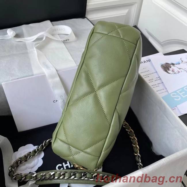 CHANEL Lambskin 19 Flap Bag AS1160 AS1161 green