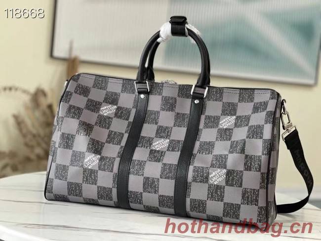 Louis Vuitton KEEPALL BANDOULIERE 45 N80404 black