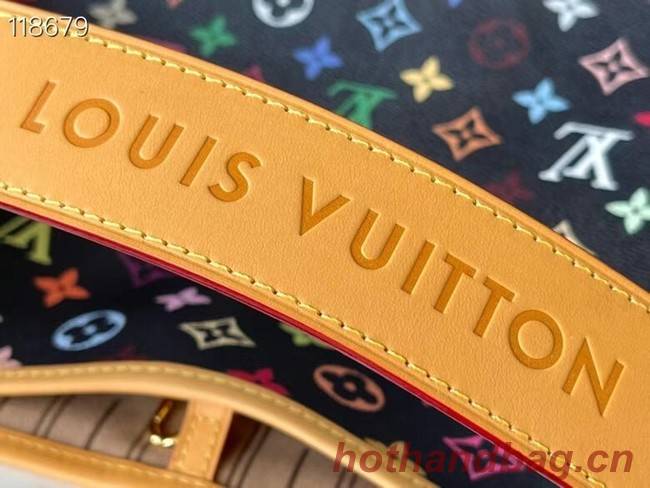 Louis Vuitton Monogram Canvas Original Leather M40353 black