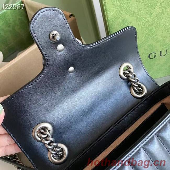 Gucci GG Marmont matelasse mini bag 446744 black