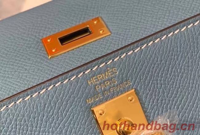 Hermes Original Epsom Leather KEL2578 blue