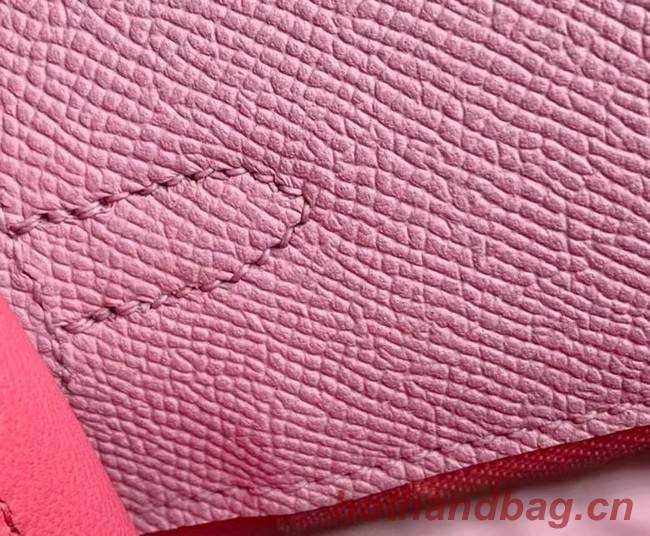 Hermes Original Epsom Leather KEL2578 pink&rose