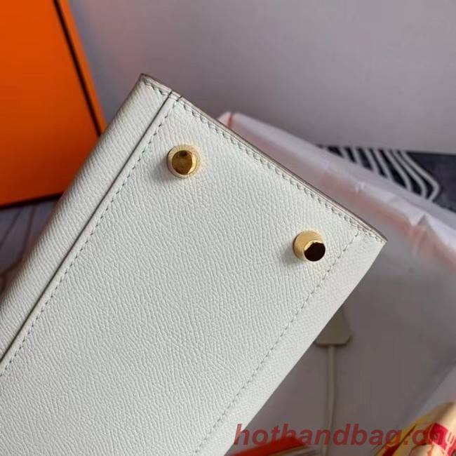Hermes Original Epsom Leather KEL2578 white