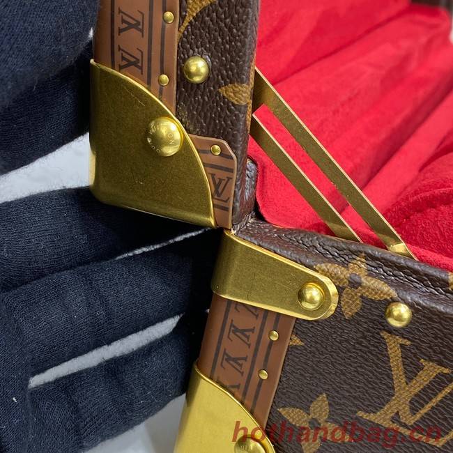Louis Vuitton 8 WATCH CASE M47641 red