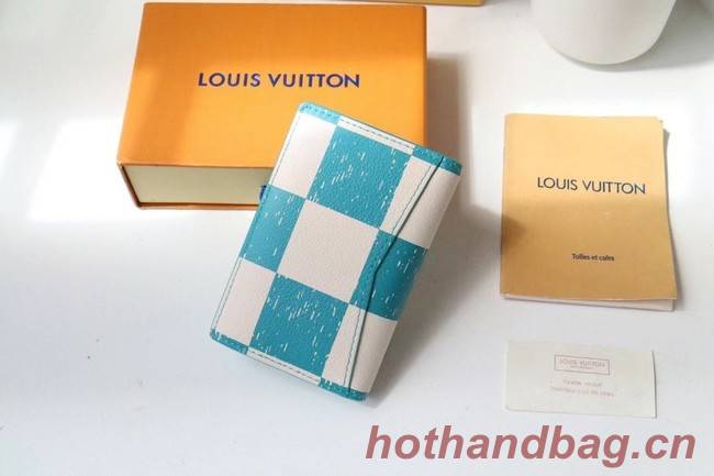 Louis Vuitton POCKET ORGANIZER M60495 light blue