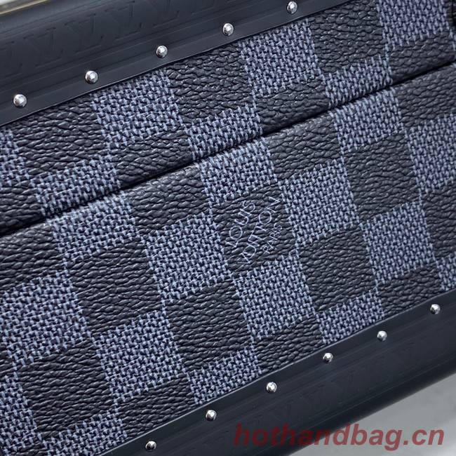 Louis Vuitton Damier Graphite canvas 8 WATCH CASE M47641 gray