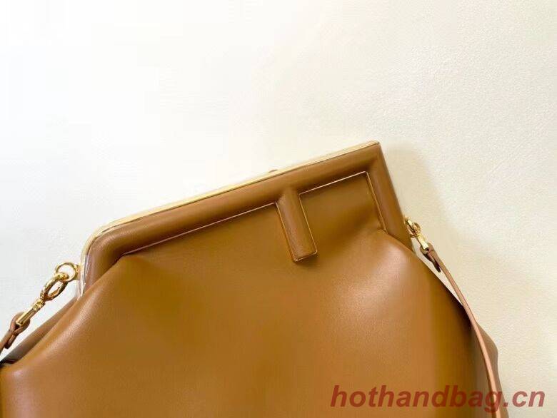 FENDI FIRST MEDIUM leather bag 8BP127AB brown