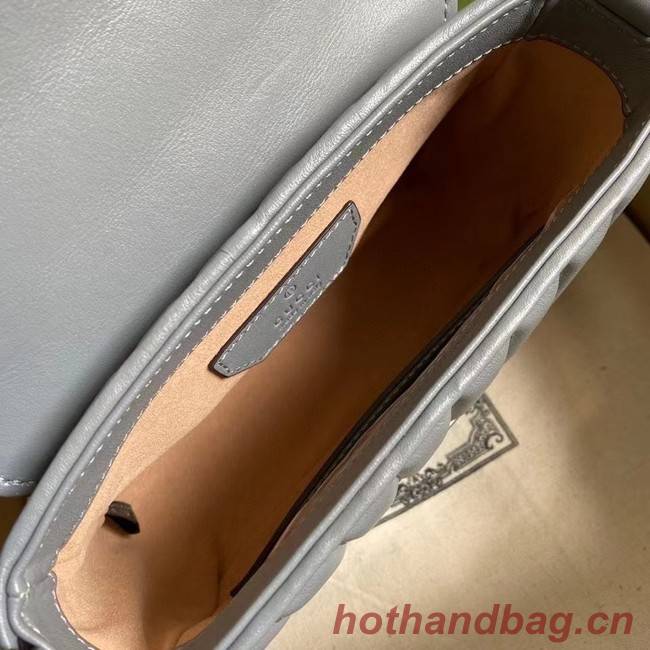 Gucci GG Marmont mini top handle bag 583571 gray