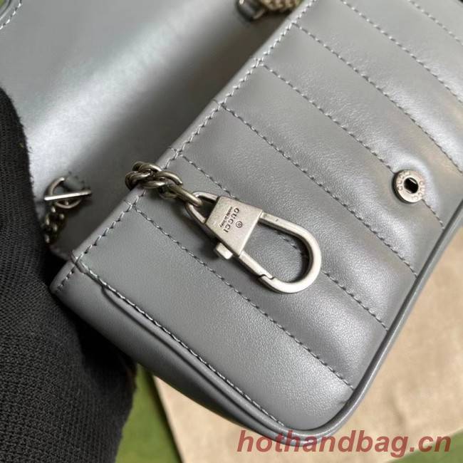 Gucci GG Marmont super mini bag 476433 Grey