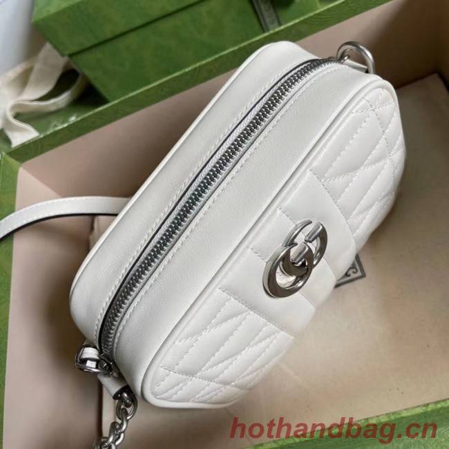 Gucci GG Marmont mini shoulder bag 634936 white