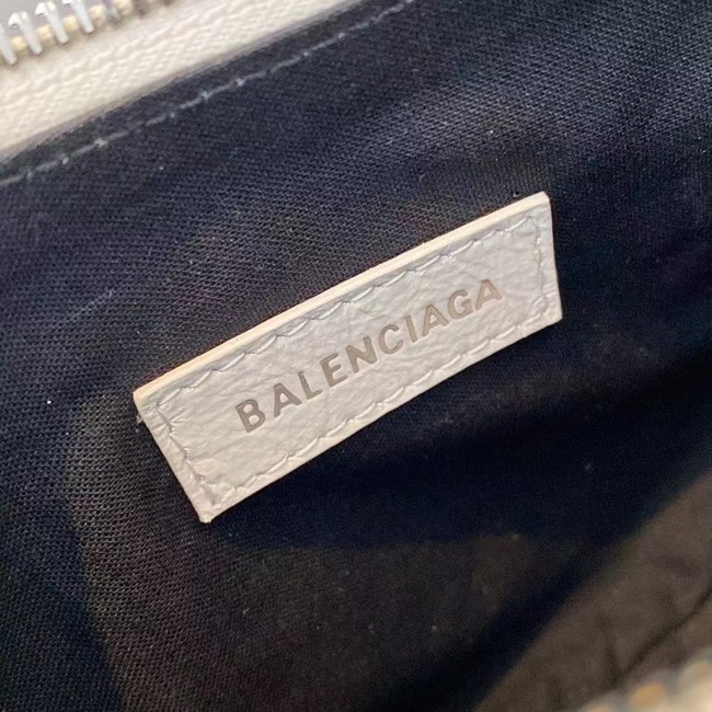 Balenciaga WOMENS LE CAGOLE MEDIUM SHOULDER BAG IN WHITE 27541