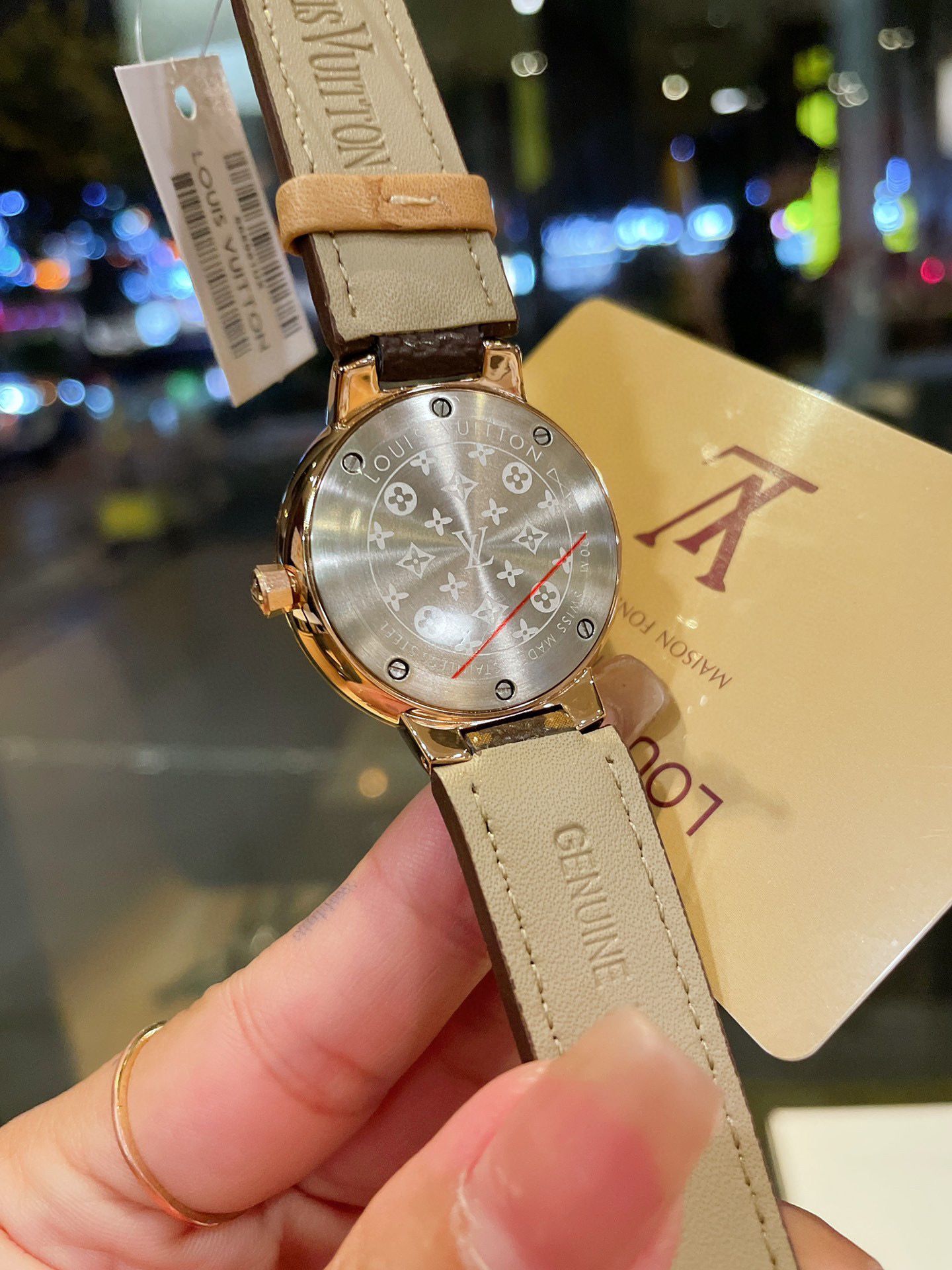 Louis Vuitton Tambour slim Monogran Watch 39mm LV20488