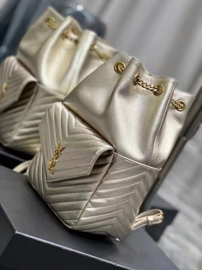 Yves Saint Laurent JOE BACKPACK IN LAMBSKIN 772609 PALE PINK Yves Saint Laurent JOE BACKPACK IN LAMBSKIN 772609 PALE PINK